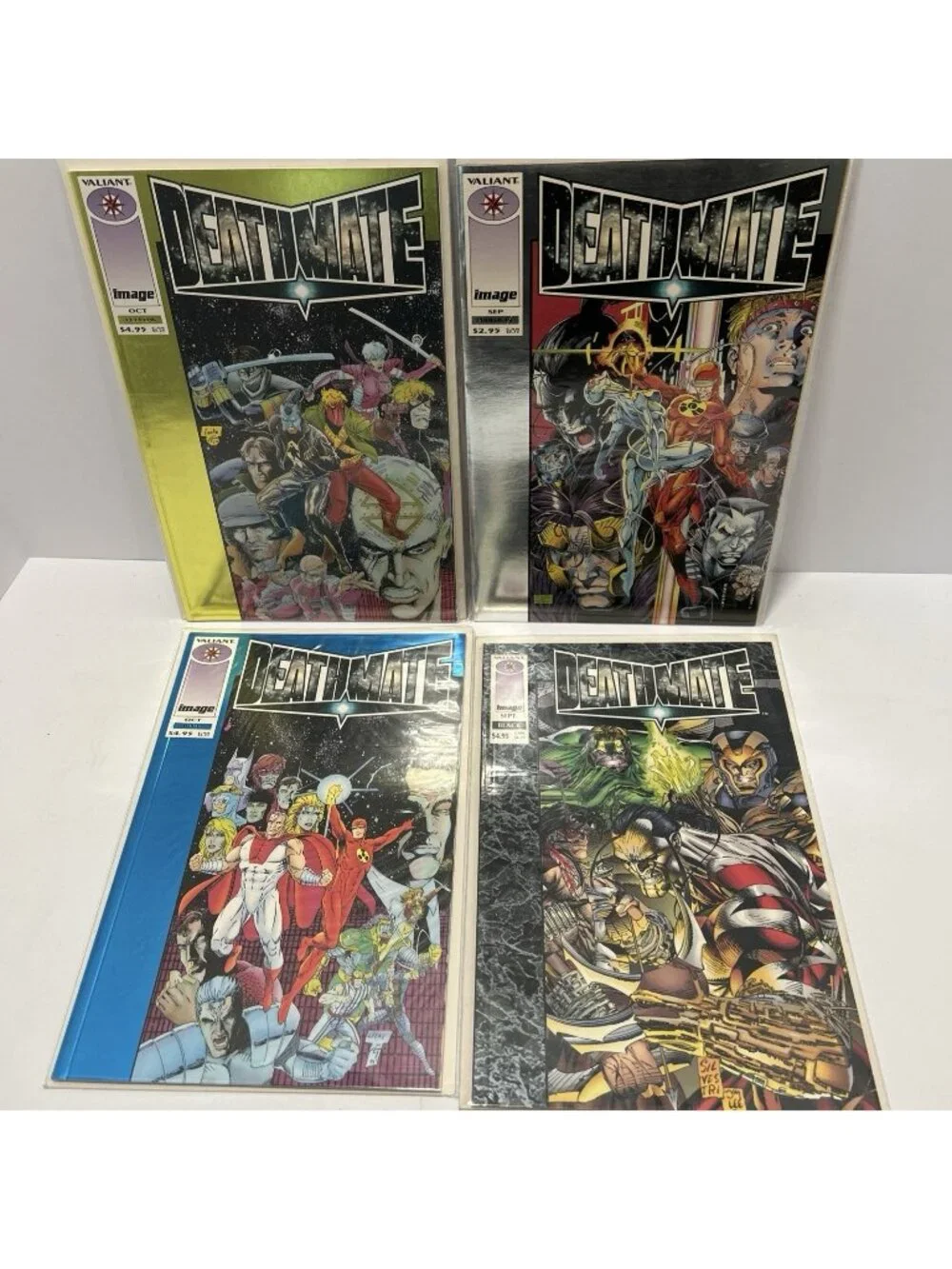 Valiant: Deathmate: Silver, Black, Blue, Yellow (1993) Bagged and Boarded Comic